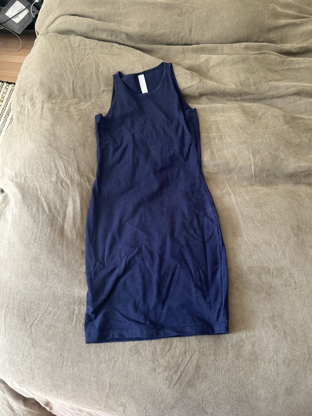Classic Sleeveless Navy Bodycon Dress